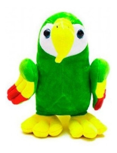 Peluche Loro Chico 20cm Guacamayo Verde Ht020051