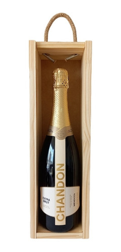 Chandon Extra Brut En Caja De Madera Estuche Regalo Empresas