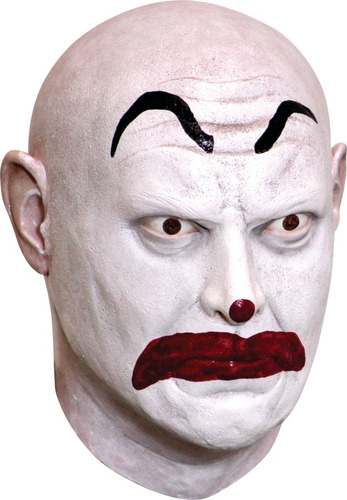 Máscara De Payaso Asesino Macchete Clown Town Halloween Color Blanco