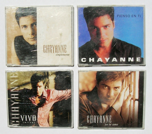 Chayanne Set De 4 Cd's Singles Mexicanos 2000