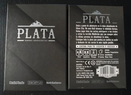 Plata Juego De Mesa En Español - Zacatrus