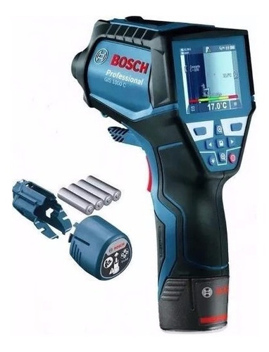 Medidor De Temperatura Y Humedad Bosch Gis 1000 C Con Pilas