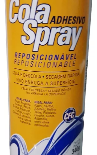 Cola de contacto en Spray para pegado de espumas