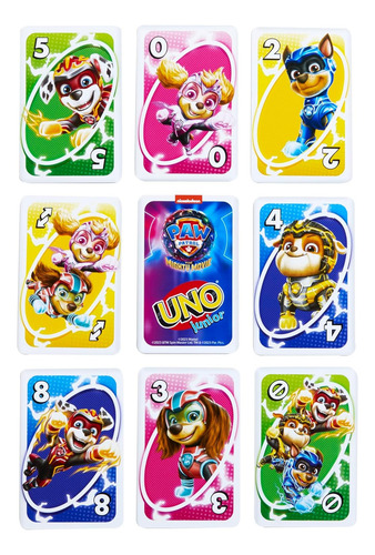 Juego De Cartas Uno Junior Edicion Paw Patrol Mattel