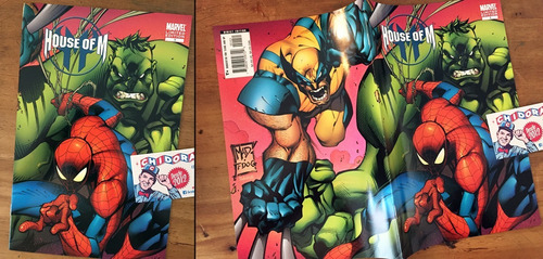 Comic - House Of M #1 Madureira Variant Spider-man Wolverine