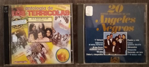 Cds De Grupos Terricolas, Angeles Negros Y Chicanos (Usado)