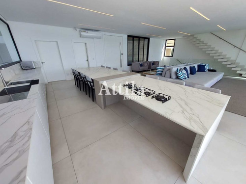 Imagem 21 de 30 de Casa Recém Construída, 6 Suítes, Pier Jet Ski, Enseada - V3350