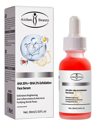 Pack 2 Serum Facial Aha 30% + Bha 2% Peeling Solution 30ml