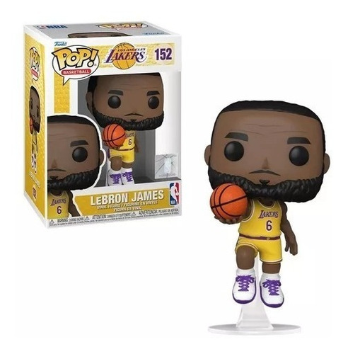 Funko Pop Los Angeles Lakers - Lebron James Nuevo 10cm