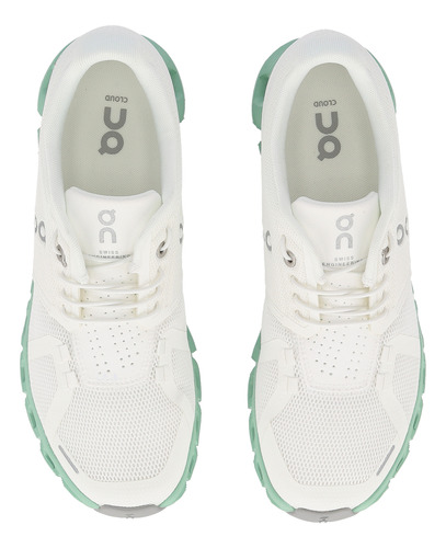 Zapatillas On Running Cloud 5 Mujer En Blanco Y Verde | Moov