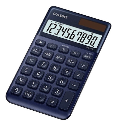 Calculadora Ns-10sc-ny 10 Dig. Extra Big Display Azul Casio 