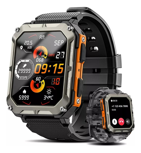 Deportes Reloj Inteligente Militar Impermeable Para Hombre