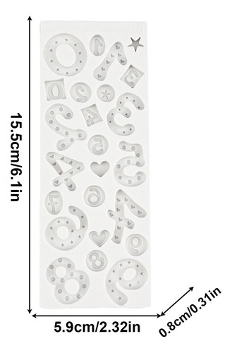 Molde De Silicona Para Hornear Molde De Números De Silicona