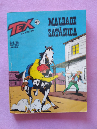 Tex 47 Maldade Satãnica 2º Edição Ed. Vecchi (Usado)
