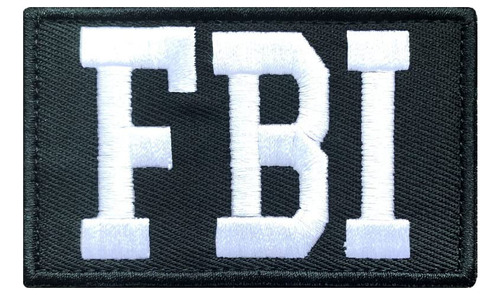 Antrix Military Patch Of F.b.i Hook And Loop Emblema Bordado