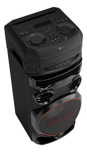 Torre Sonido Lg Xboom Rnc7 1000w Rms Karaoke Star Dj App Cs Negro