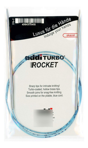 16  40 Cm Addi Turbo Rockets Aguja Tejer Circular  Todo