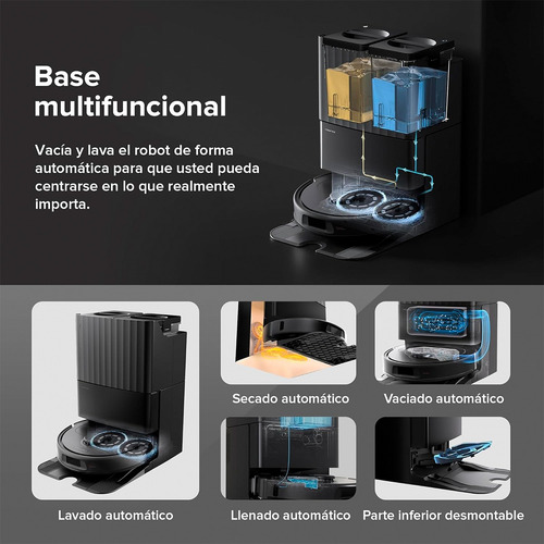Aspiradora Robot Roborock Qrevo S Con Base Multifuncional