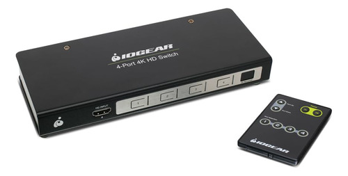 Iogear Conmutador Hdmi De 4 Puertos Para Audio Y Video Con S