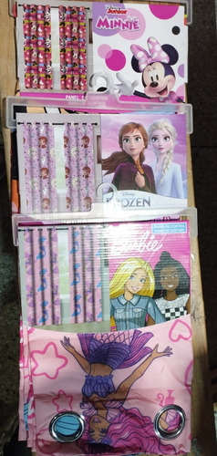 Cortina Para Dormitorio De Barbie, Minnie, Frozen