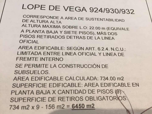 Imagen 11 de 14 de En Villa Luro Sobre Avda.lope De Vega Al 900