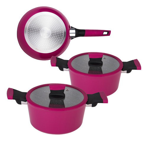 Set 5 Pzs Soho Sarten Cherry - Kw Kitchenware