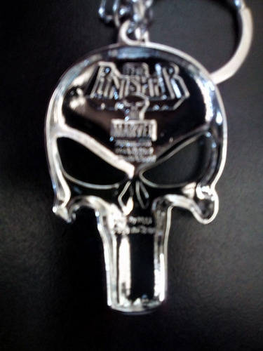 Imagen 3 de 3 de Llavero 3d De Punisher Calavera Excelente Skpalace