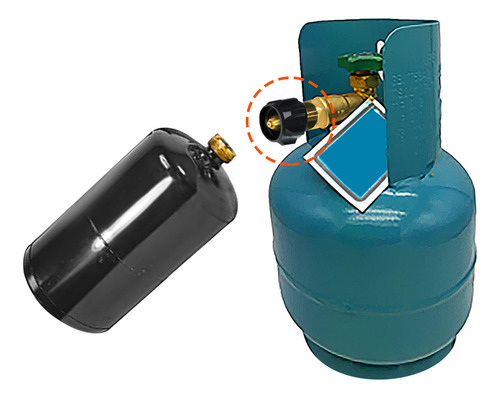 El Adaptador De Gas Propano Con Tanque Regulador Qcc1 Se Ada
