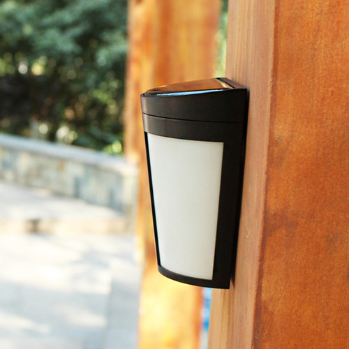 6led Solar Al Aire Libre Impermeable Jardín Luz De Pared 2 P