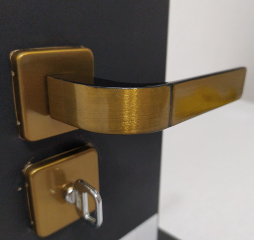 Fechadura Para Porta Banheiro Wc Modena Bronze Mgm