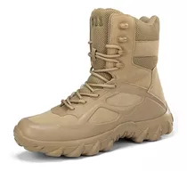 Botas Tacticas Hombre Industrial Trabajo Seguridad Arena P09