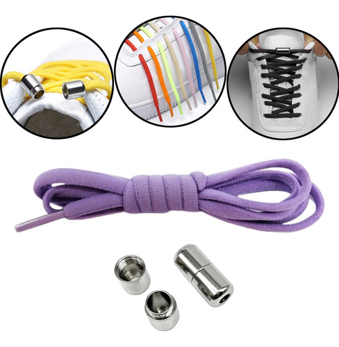Cordones Elásticos Sin Atar, 2 Uds., Cordones Para Violeta