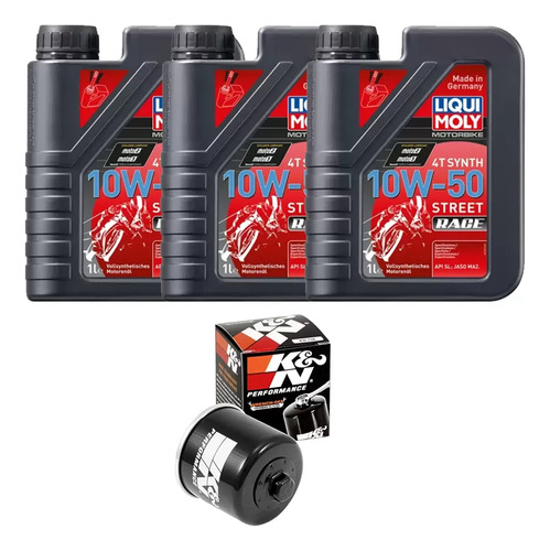 Kit Mantención Full Suzuki Dl650 V Strom + Filtro K&n