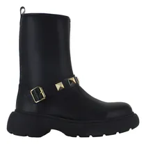 Comprar Perugia Bota Combat Elegante Casual Estoperoles Mujer 87720