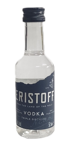 Miniatura Vodka Eristoff X50cc