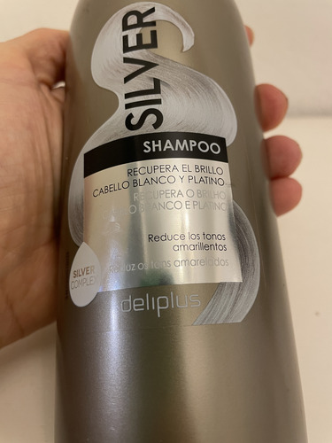Shampoo Matizador De Canas Silver Deliplus 300ml
