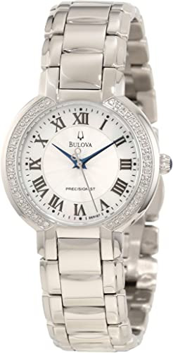 Bulova 96r167 Fairlawn Reloj De Diamante Bisel Para Mujer