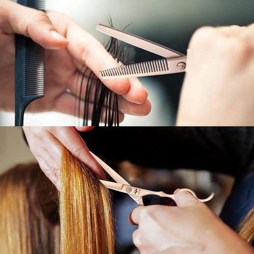 Juego De Tijeras Para Cortar El Cabello Purplebird Profe...