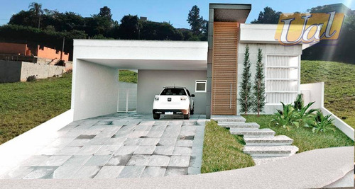 Casa Com 3 Dormitórios À Venda, 198 M² Por R$ 910.000,00 - Buona Vita - Atibaia/sp - Ca1852