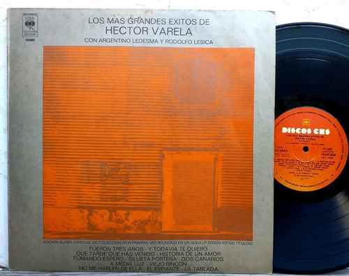 Hector Varela - Los Mas Grandes Exitos - Lp Año 1974 - Tango