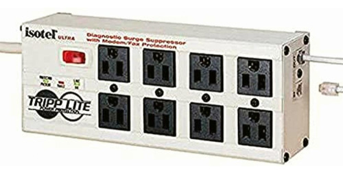 Tripp Lite Isotel8ultra Isobar Surge Protector Metal Rj11 8