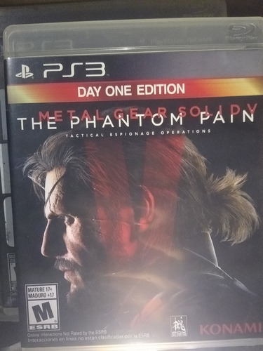 Metal Gear 5  Ps3 Nuevo Sellado 