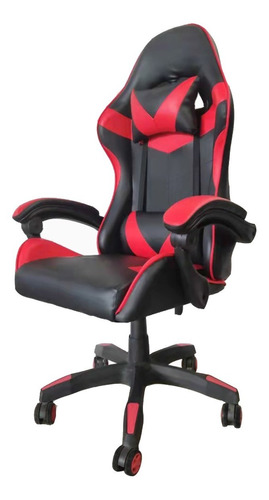 Silla Gamer De Escritorio Pc Con Ruedas Posabrazos Premium