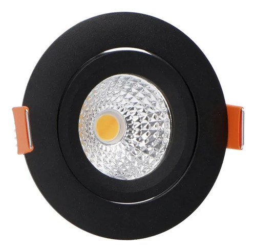 Downlight Embutir Led 5w Direccionable Negro  - Unilux