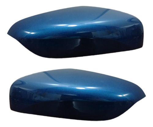 Par Capa Retrovisor Onix 2020 Até 2024 Azul Seeker Sem Furo