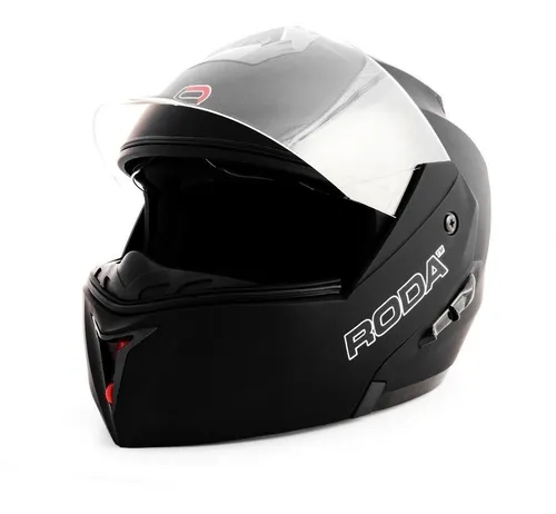 Casco Roda Revenge Negro Mate Con Bluetooth Certificado Dot