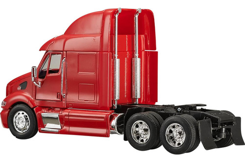 Camión De Juguete Peterbilt 387 Con 2 Tractores Escala 1:32