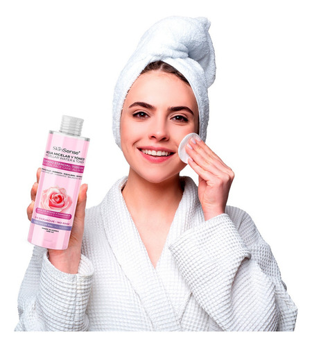 Skin Sense Agua Micelar De Rosas