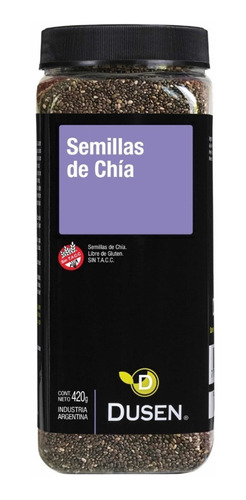 Semillas De Chia Dusen Sin Tacc Y Kosher X 420 Grs.