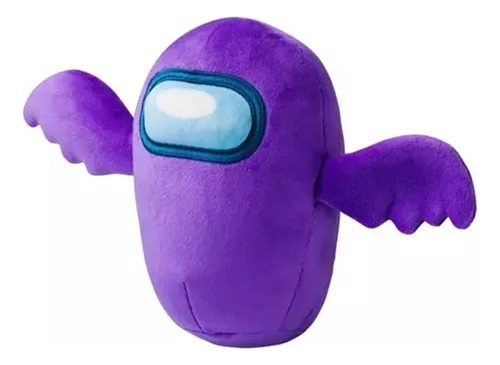 Peluche Among Us P.m.i 30cm Color Violeta Au7306 Febo